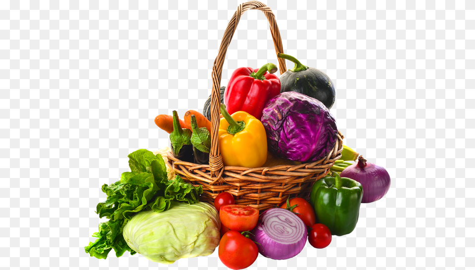 Panier De Lgumes Dessin, Food, Produce, Bell Pepper, Pepper Free Png Download