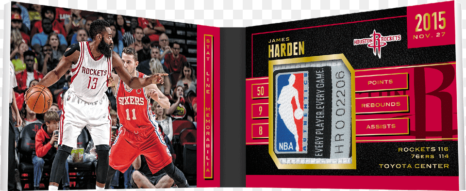 Panini America 2015 16 Preferred Basketball James Harden Nba Authentics, Adult, Person, Man, Male Png Image