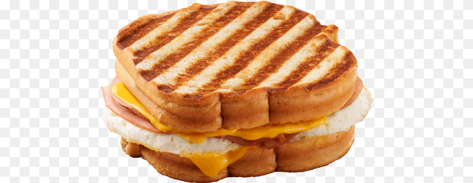 Panini Grilled Cheese Sandwich Transparent, Burger, Food, Bread Png Image