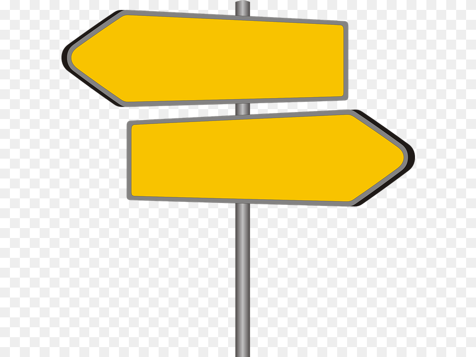 Panneau Direction Fate Vs Will Clipart, Road Sign, Sign, Symbol Png Image
