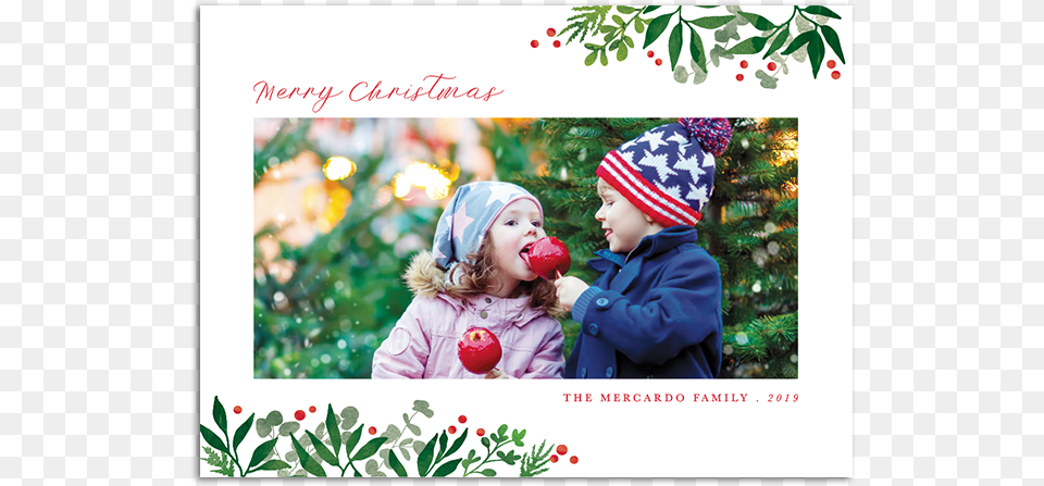 Panorama Holiday Christmas Card, Cap, Clothing, Hat, Baby Png