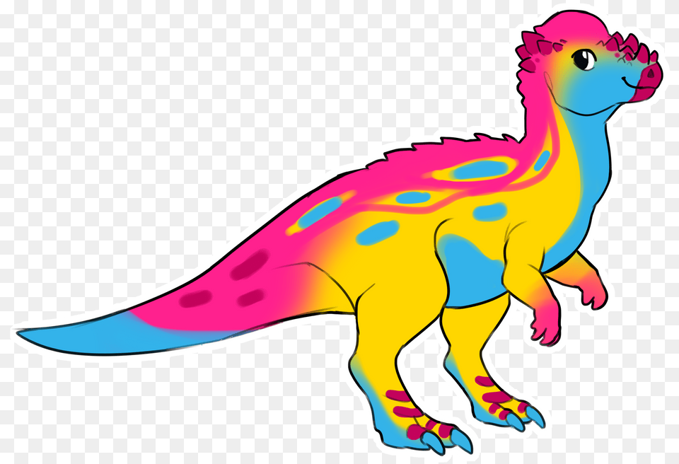 Pansexual And Iu0027m Proud Animal Figure, Dinosaur, Reptile, Fish, Sea Life Free Png