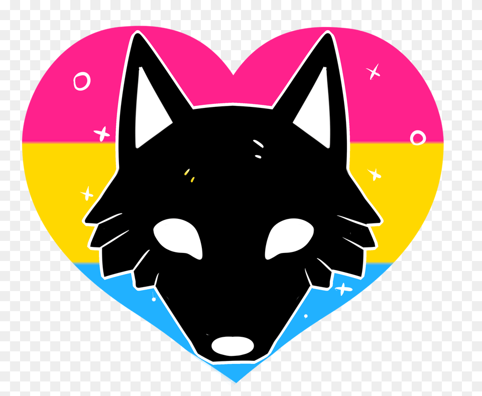 Pansexual Furry Pride Artworktee, Sticker, Logo Png Image