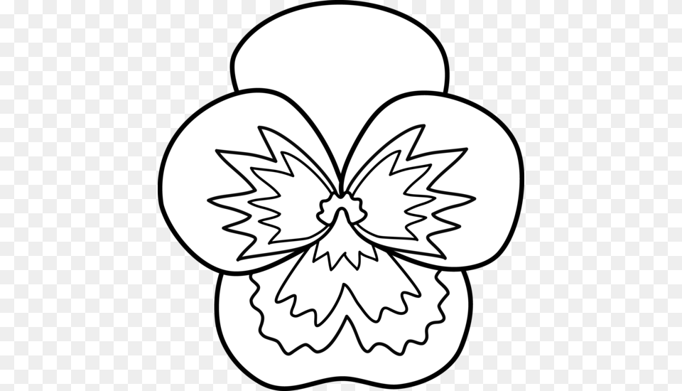 Pansy Clipart, Flower, Plant, Stencil, Baby Png