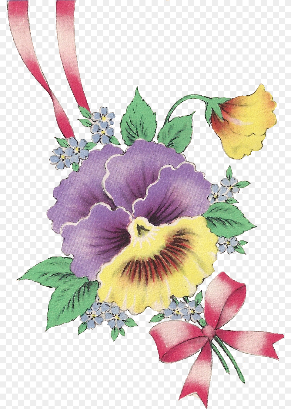 Pansy Fairy, Flower, Plant, Pattern, Petal Free Png Download