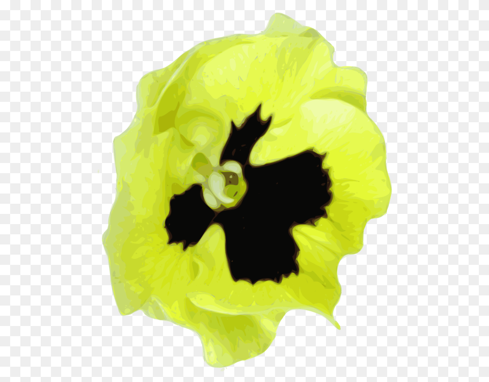 Pansy Flower Yellow Petal Computer Icons, Plant, Ammunition, Grenade, Weapon Free Png Download