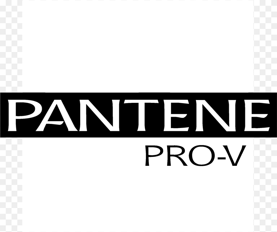Pantene Pro V Logo Black And White Pantene Pro V, Text Png