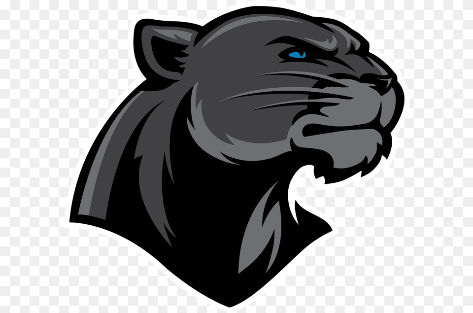 Pantera Logo Black Panther Football Americain, Animal, Mammal, Wildlife, Adult Png Image