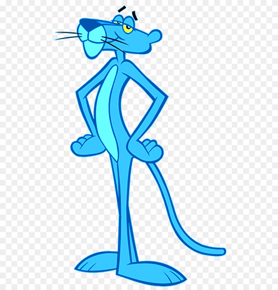 Panther Clipart Blue Panther, Cartoon, Person Free Transparent Png