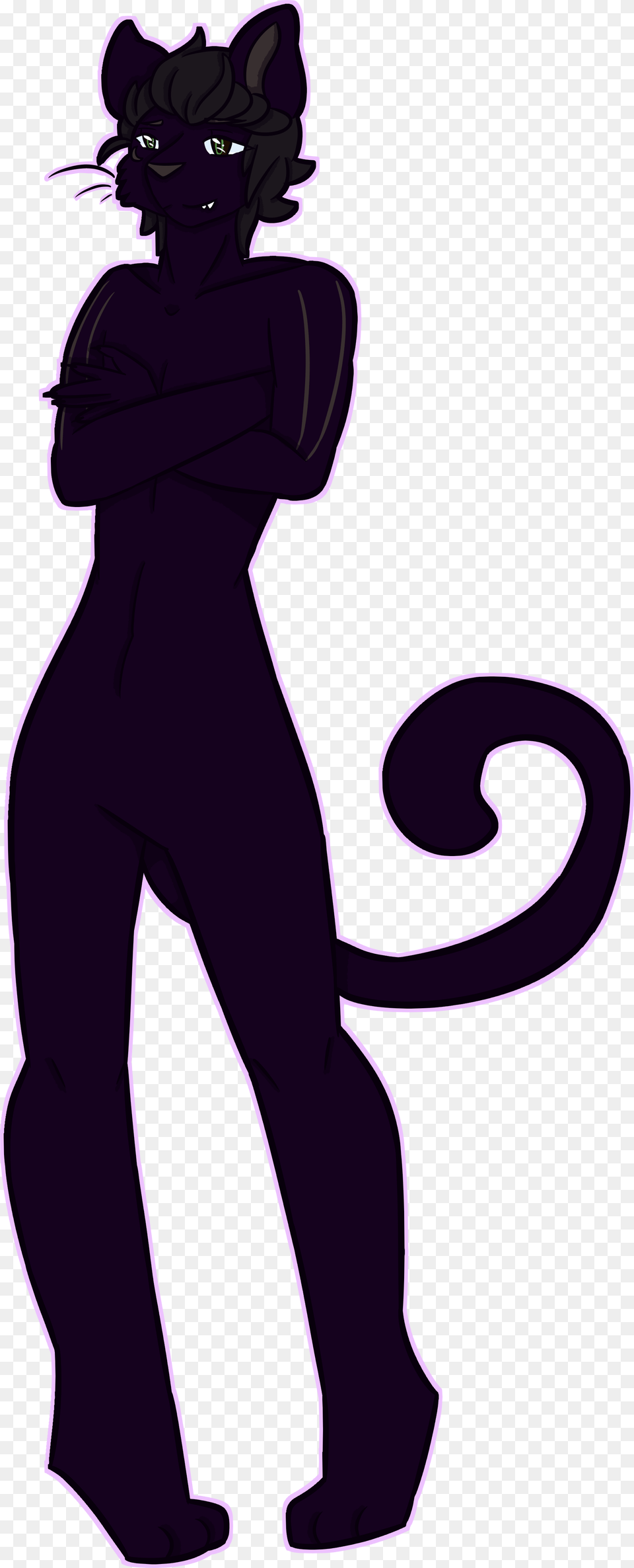 Panther Clipart Full Body, Purple, Person, Face, Head Png