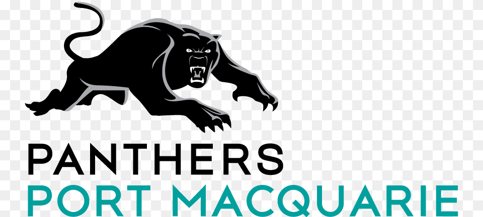 Panther Logo Panthers Port Macquarie Logo, Animal, Fish, Sea Life, Shark Free Png