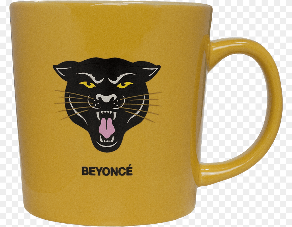Panther Mug Beyonce Mug, Cup, Animal, Cattle, Cow Free Transparent Png