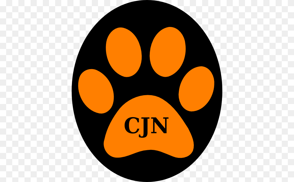 Panther Paw Print Ini Clip Art, Logo, Badge, Symbol, Face Free Png Download