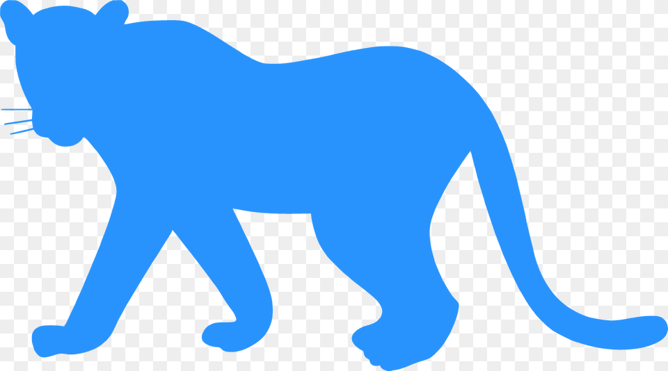 Panther Silhouette, Animal, Bear, Mammal, Wildlife Png Image