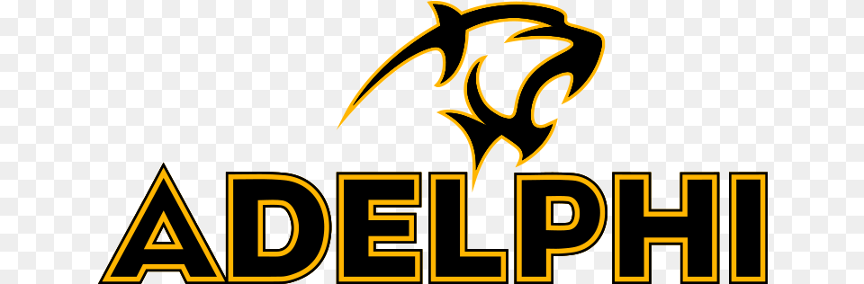 Panther Wordmark Full Color Adelphi Athletics, Light Free Png Download