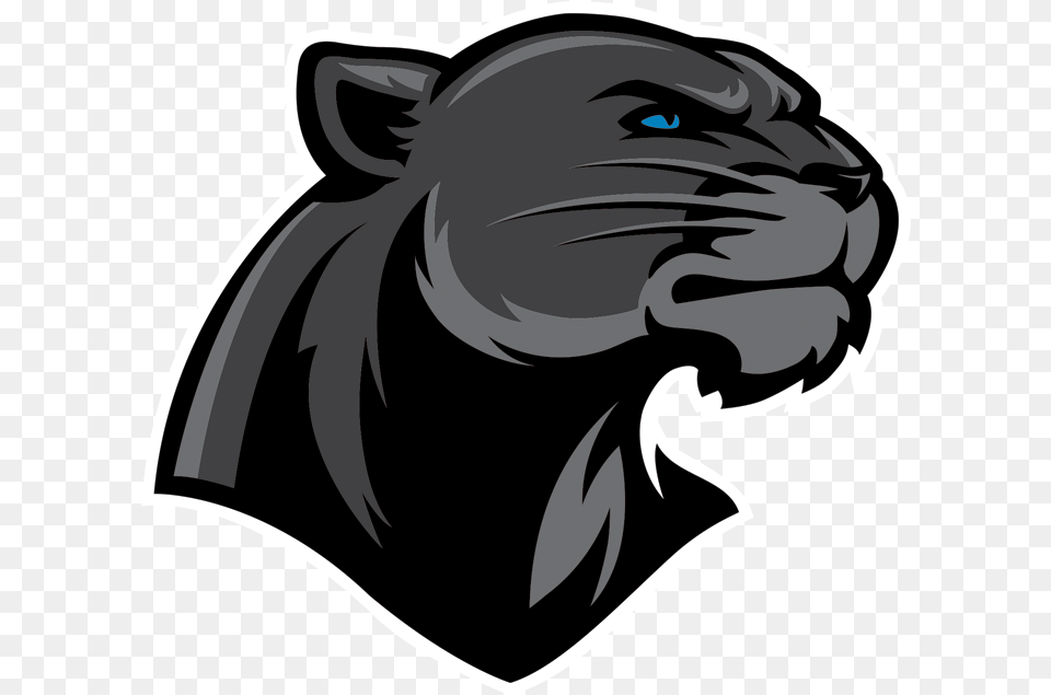 Panthers Logo For Kids Logo Black Panthers Thonon, Animal, Mammal, Panther, Wildlife Free Png Download