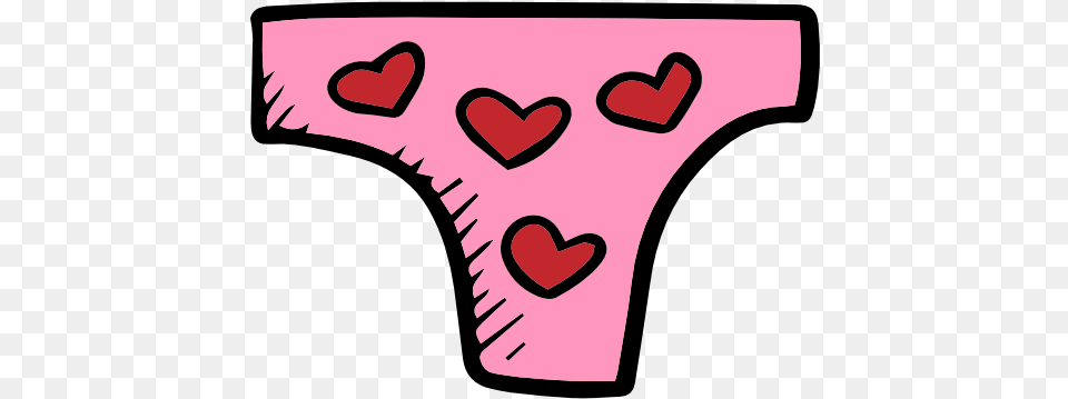Panties Fashion Underwear Hearts Lingerie Valentines Pink Underwear Cartoon, Clothing, Thong, Baby, Person Free Png Download