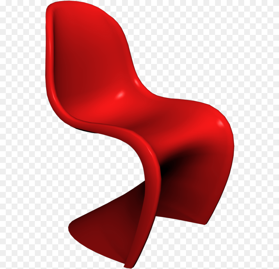 Panton Chair Classic Vitra Panton Chair, Furniture, Armchair, Smoke Pipe Png Image