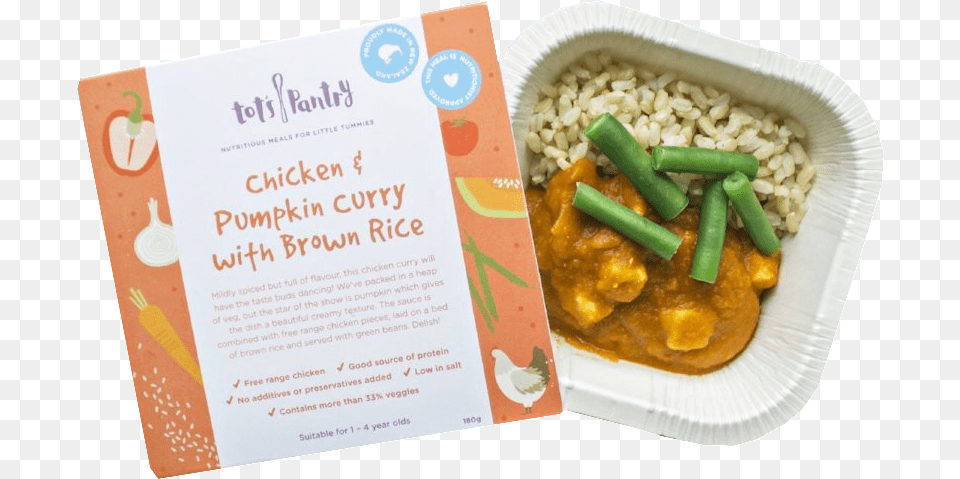 Pantry Chicken Amp Pumpkin Curry With Brown Rice Brochure, Advertisement, Poster, Food, Lunch Free Png