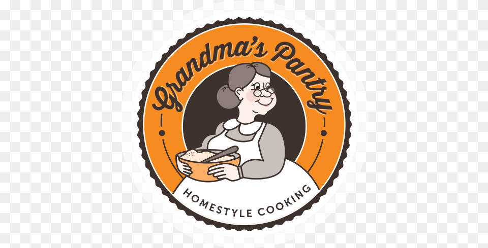 Pantry Grandma Cooking Vector, Person, Face, Head, Logo Free Png