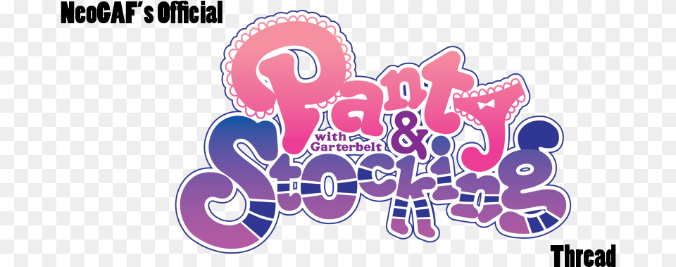 Panty Stocking With Garterbelt Panty And Stocking With Garterbelt Logo, Purple, Art, Text, Graphics Png