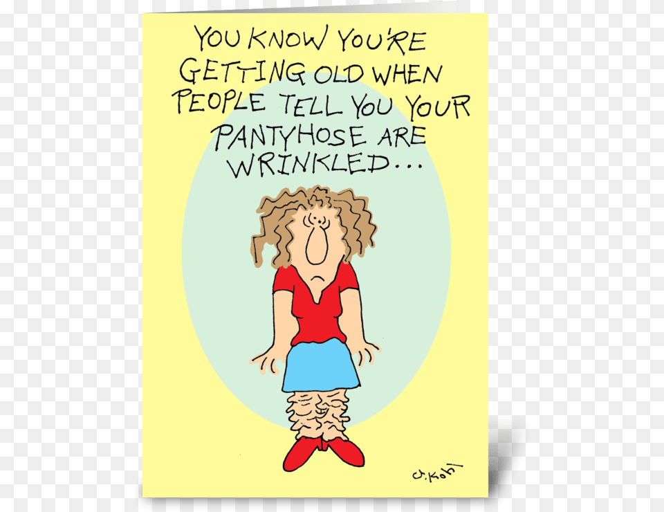 Pantyhose Wrinkled Greeting Card Cartoon, Book, Comics, Publication, Baby Png