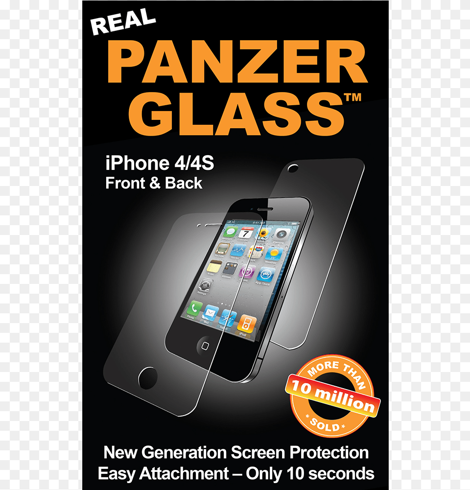 Panzerglass Iphone 44s Front Amp Back Iphone, Electronics, Mobile Phone, Phone, Advertisement Png