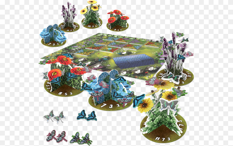 Pap New Tabletop Papillon Board Game, Art, Graphics, Pattern, Plant Png Image