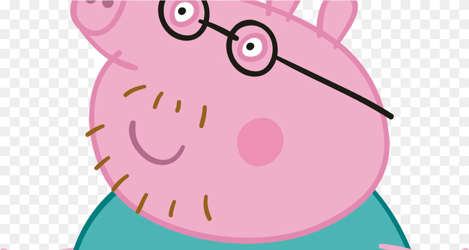 Papa De Peppa Pig Peppa Pig Daddy Pig, Snout, Baby, Person, Face Png