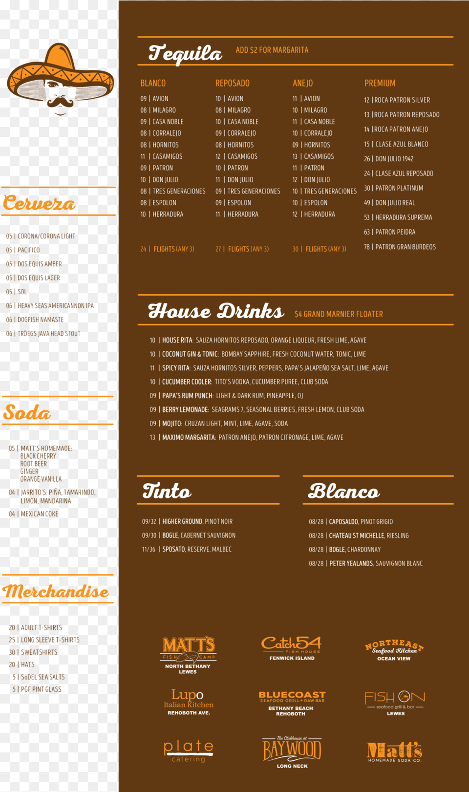 Papa Grandes Fenwick Drink Menu 01 Drink, Text Free Png Download