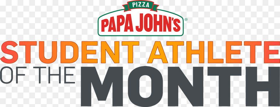 Papa Johnquots Student Athlete Of The Month Oval, Logo Png