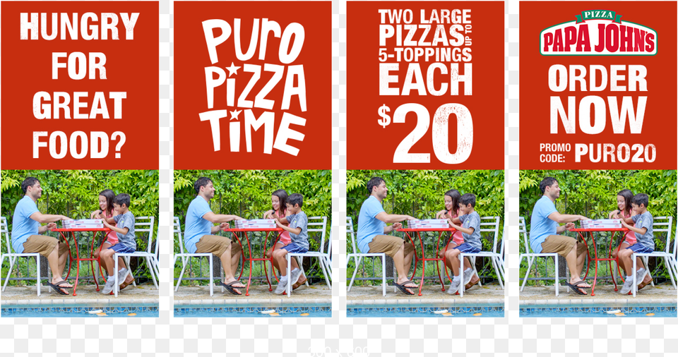 Papa Johns Leisure, Person, People, Advertisement, Poster Free Png