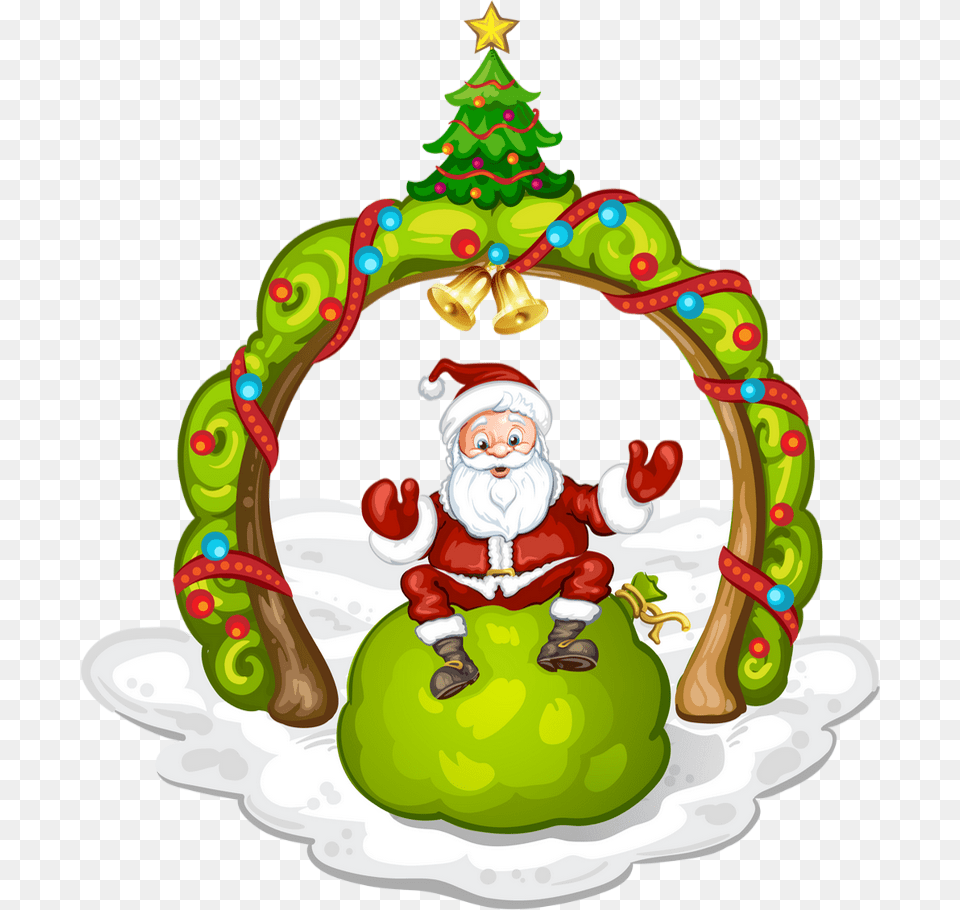 Papa Nol Tube Pre Nol Christmas Santa Clipart Cartoon Christmas Tree, Baby, Person, Elf, Face Free Transparent Png