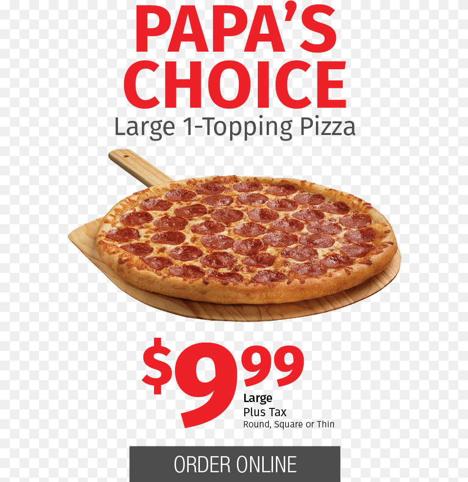 Papa Pizza, Advertisement, Food, Poster Free Transparent Png
