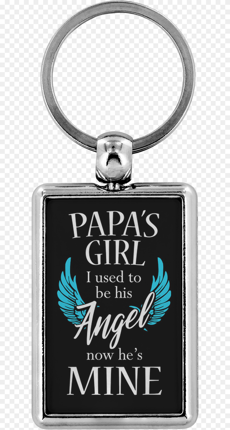 Papa S Girl Keyring Keychain, Accessories, Bottle, Cosmetics, Pendant Png Image