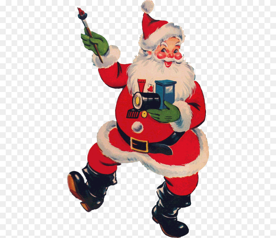 Papa Vintage Santa Claus, Baby, Person Free Png