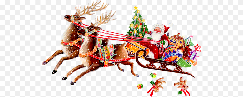 Papai Noel Em Christmas Day, Animal, Mammal, Wildlife, Deer Free Transparent Png