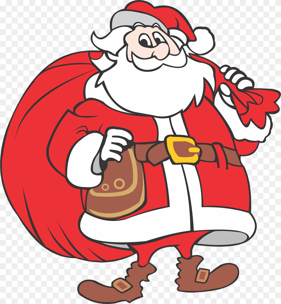 Papai Noel Vetorizado Papai Noel Santa Claus, Cartoon, Baby, Person Free Png