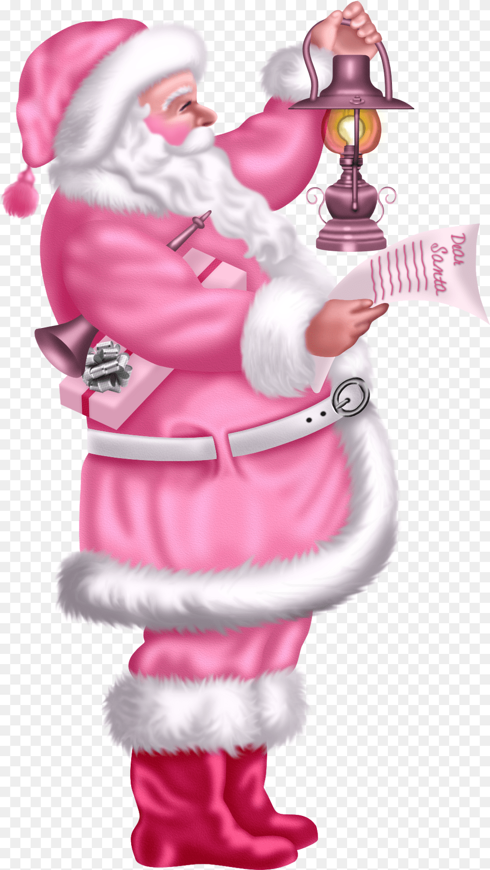 Paparazzi Pink Christmas Tree, Baby, Person, Face, Head Png Image