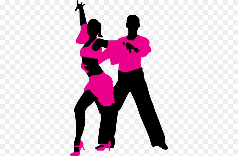 Paparazzi Silhouette Latin Dance, Purple, Art, Person, Flower Free Png Download