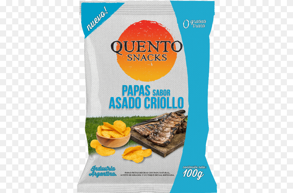 Papas Fritas Hechas Con Papa Natural Aceite Refinado Quento Snacks, Advertisement, Poster, Bbq, Cooking Free Transparent Png