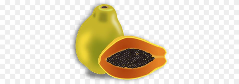 Papaya Food, Fruit, Plant, Produce Free Transparent Png