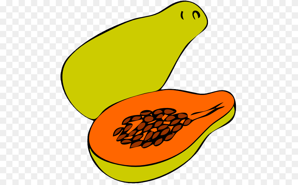 Papaya Clipart, Food, Fruit, Plant, Produce Free Png
