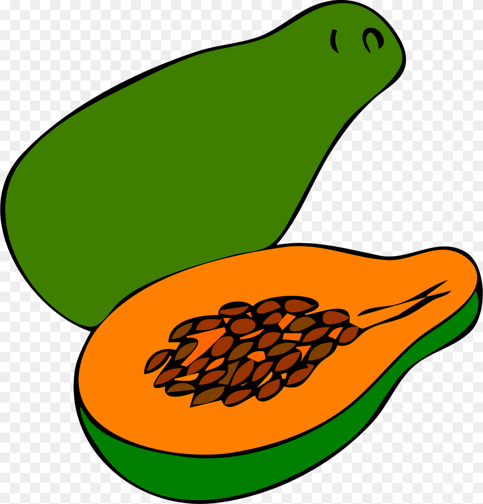 Papaya Clipart, Food, Fruit, Plant, Produce Free Png