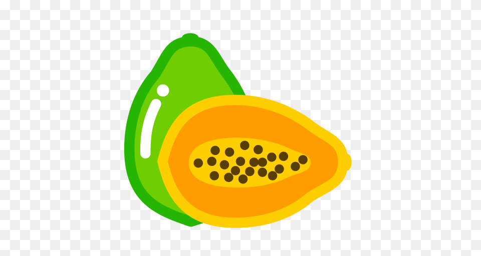 Papaya Fruit Food Icon With And Vector Format For, Plant, Produce Png