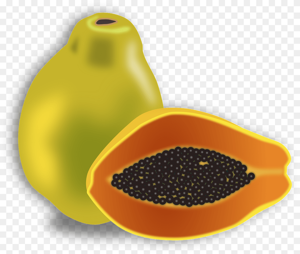 Papaya Fruits Clipart, Food, Fruit, Plant, Produce Free Png