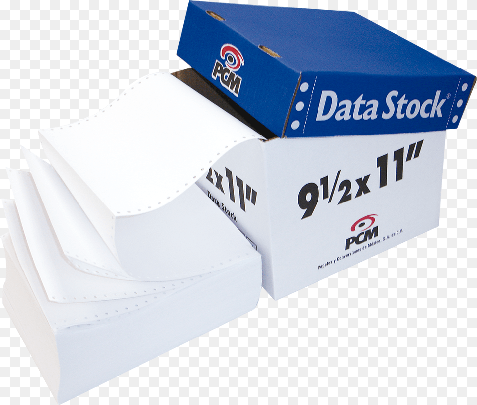 Papel Stock Forma Continua Resma De Hojas Continuas, Box, Cardboard, Carton Free Png Download