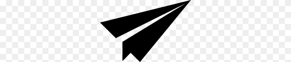 Paper Airplane Clip Art, Gray Free Transparent Png