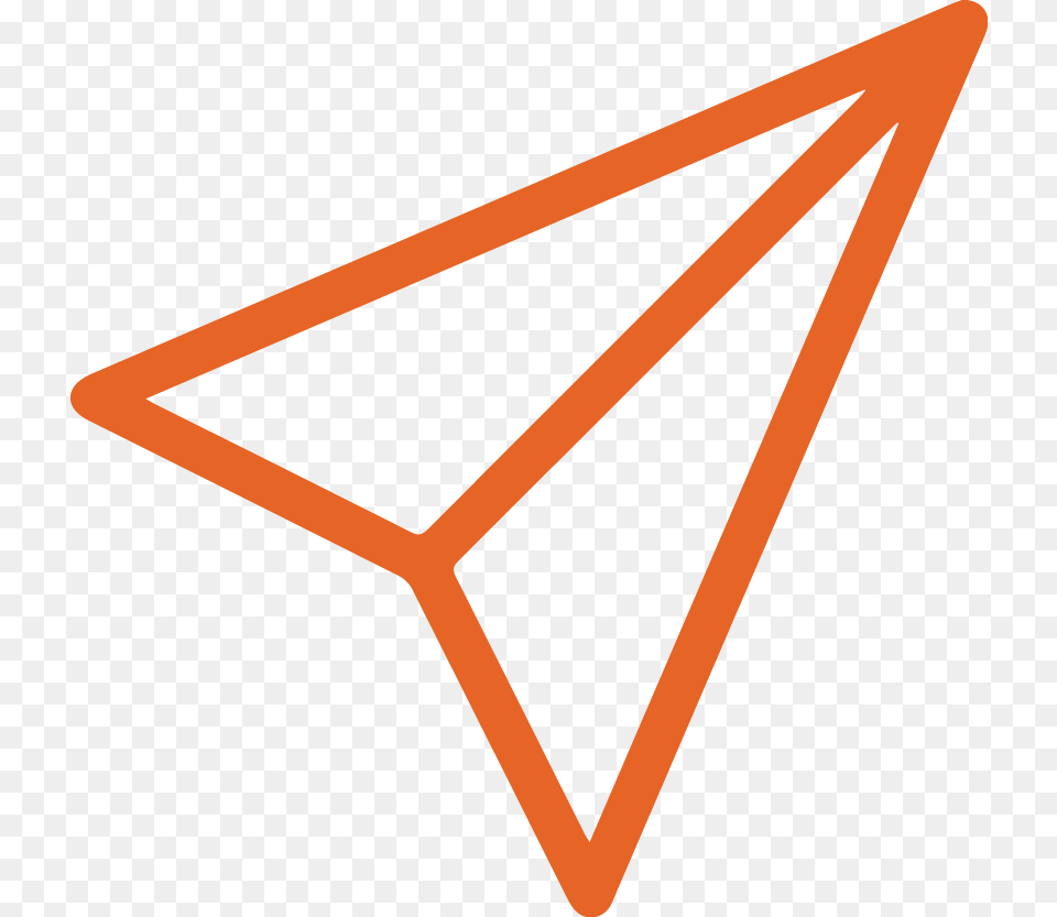 Paper Airplane Instagram Send Icon, Triangle, Arrow, Arrowhead, Weapon Free Png
