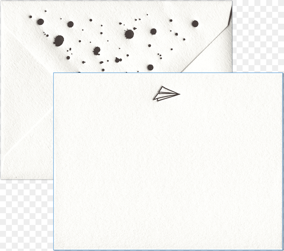 Paper Airplane Letterpress Social Stationery Envelope, Mail Png Image